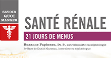 logo Livre Savoir Quoi manger - Santé rénale